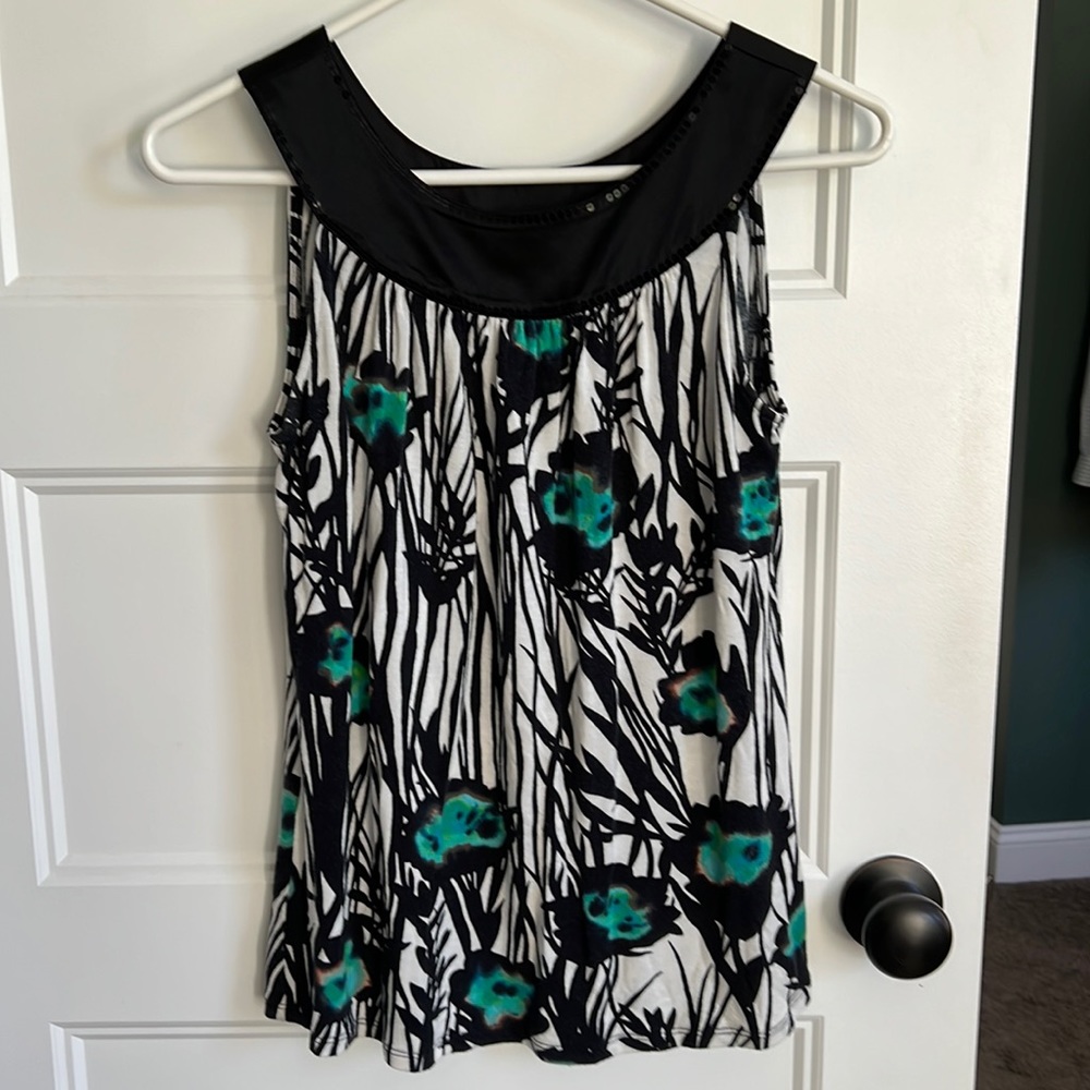 Express flowy high neck dress top